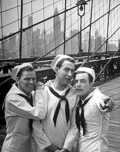 On the Town - Do filme - Frank Sinatra, Jules Munshin, Gene Kelly