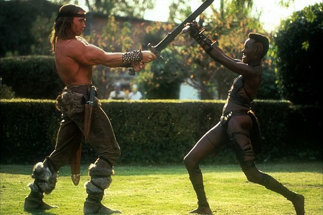 Ničitel Conan - Z filmu - Arnold Schwarzenegger, Grace Jones