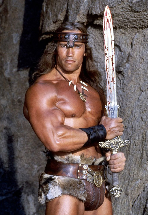 Conan, el destructor - Promoción - Arnold Schwarzenegger