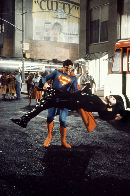 Superman II - Z filmu - Christopher Reeve, Terence Stamp