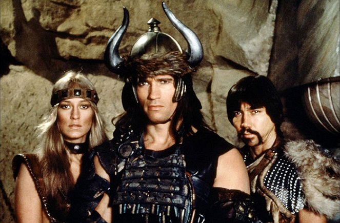 Conan e os Bárbaros - Promo - Sandahl Bergman, Arnold Schwarzenegger, Gerry Lopez