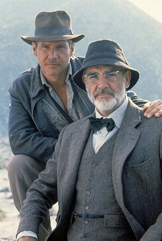 Indiana Jones y la última cruzada - Promoción - Harrison Ford, Sean Connery