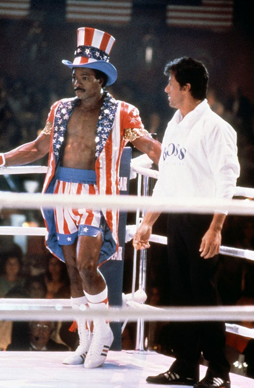Rocky IV - Photos - Carl Weathers, Sylvester Stallone