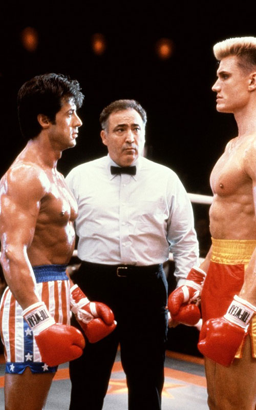 Rocky IV - Van film - Sylvester Stallone, Dolph Lundgren