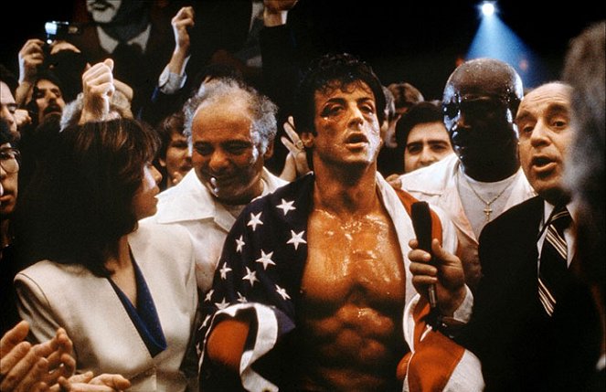 Rocky IV - Filmfotók - Burt Young, Sylvester Stallone