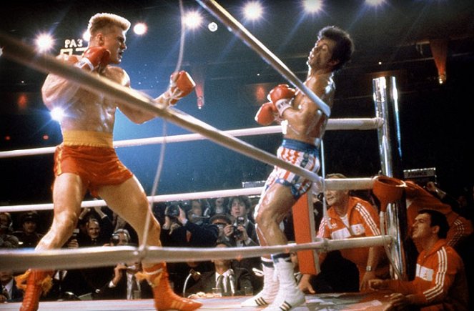 Rocky IV - Filmfotók - Dolph Lundgren, Sylvester Stallone