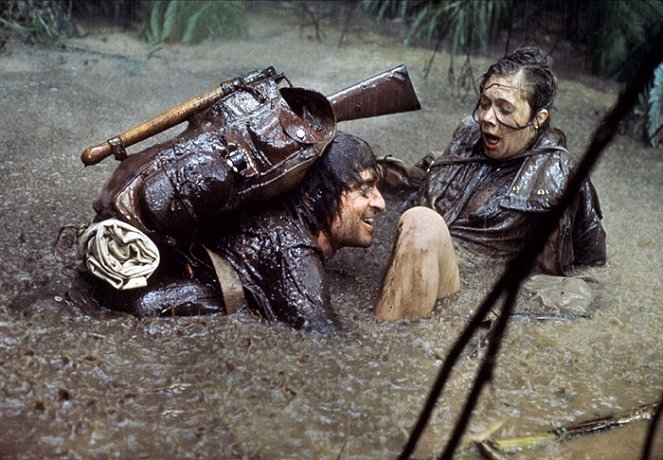 Auf der Jagd nach dem grünen Diamanten - Filmfotos - Michael Douglas, Kathleen Turner