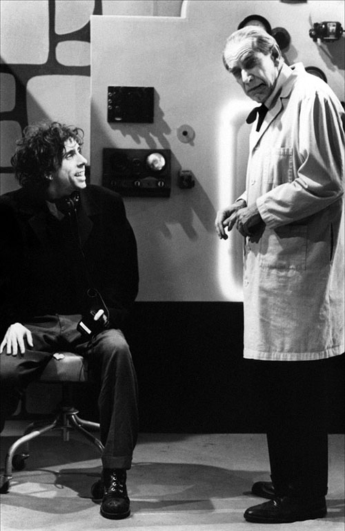 Ed Wood - Van de set - Tim Burton, Martin Landau