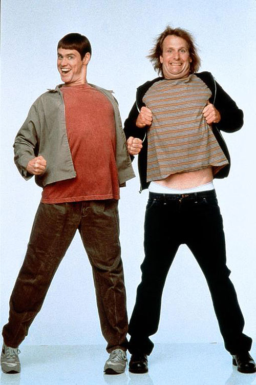 Dos tontos muy tontos - Promoción - Jim Carrey, Jeff Daniels