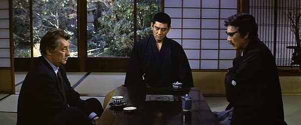 The Yakuza - Z filmu - Robert Mitchum, Ken Takakura