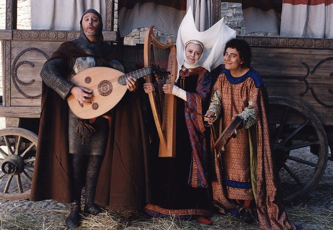 Os Visitantes da Idade Média - Do filme - Jean Reno, Muriel Robin, Christian Clavier