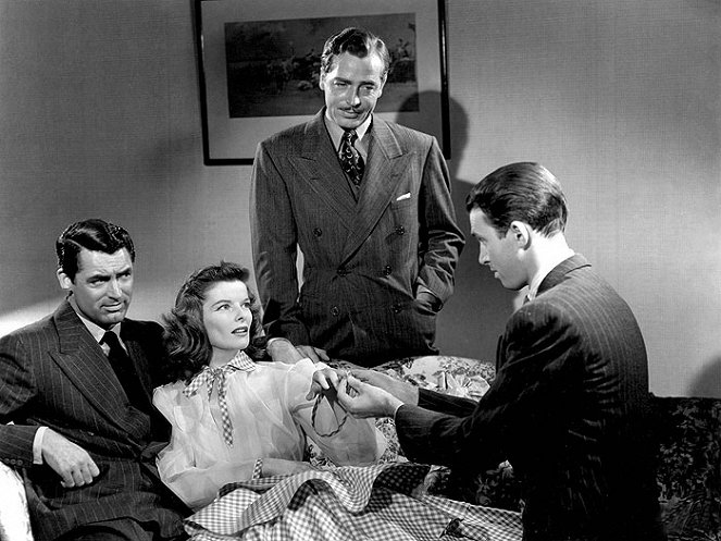 The Philadelphia Story - Van film - Cary Grant, Katharine Hepburn, John Howard, James Stewart