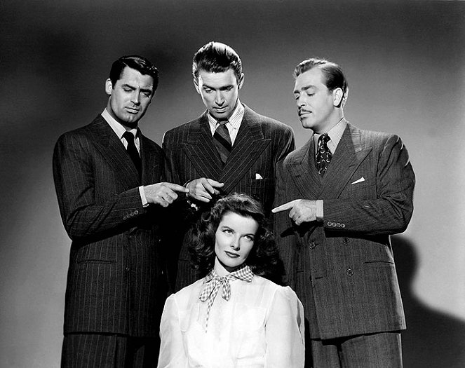 Skandaalihäät - Promokuvat - Cary Grant, James Stewart, Katharine Hepburn, John Howard