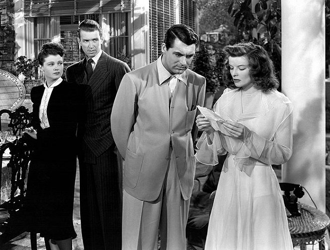 The Philadelphia Story - Z filmu - Ruth Hussey, James Stewart, Cary Grant, Katharine Hepburn