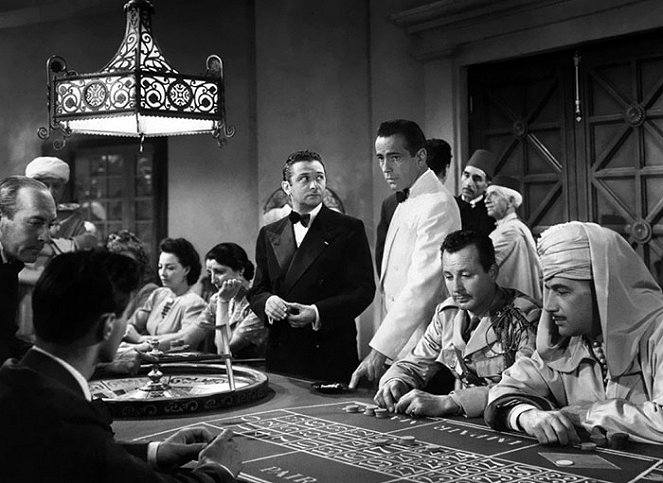 Casablanca - Filmfotos - Marcel Dalio, Humphrey Bogart
