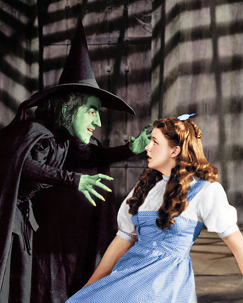 Čaroděj ze země Oz - Z filmu - Margaret Hamilton, Judy Garland