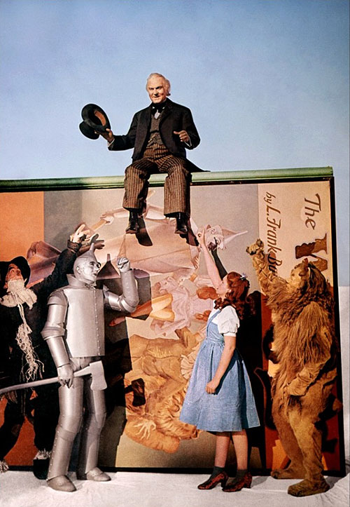 Der Zauberer von Oz - Werbefoto - Ray Bolger, Jack Haley, Frank Morgan, Judy Garland, Bert Lahr