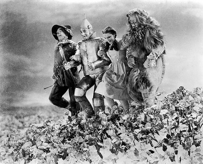 Der Zauberer von Oz - Filmfotos - Ray Bolger, Jack Haley, Judy Garland, Bert Lahr