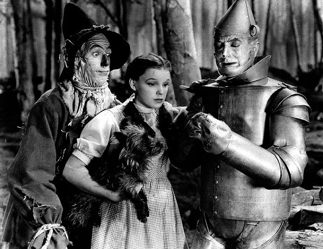 Der Zauberer von Oz - Filmfotos - Ray Bolger, Judy Garland, Jack Haley