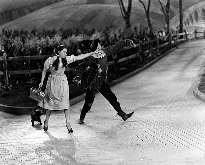 Óz, a csodák csodája - Filmfotók - Judy Garland, Ray Bolger