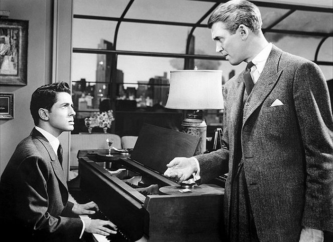 Sznur - Z filmu - Farley Granger, James Stewart