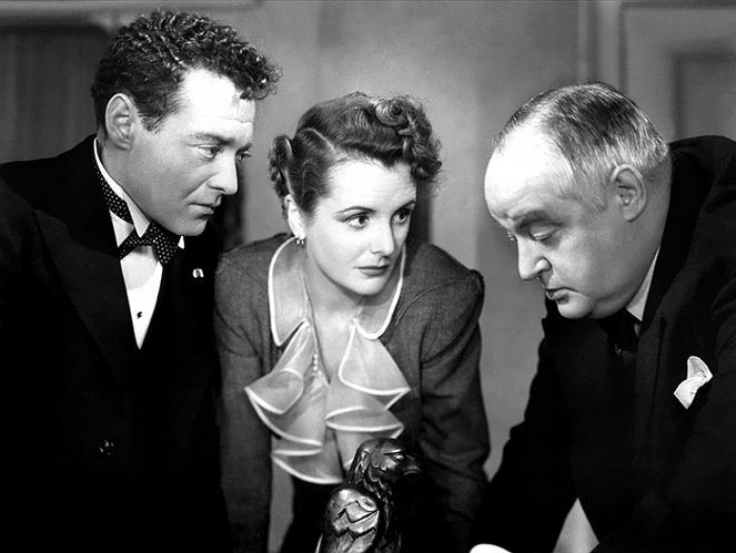 Die Spur des Falken - Filmfotos - Peter Lorre, Mary Astor, Sydney Greenstreet