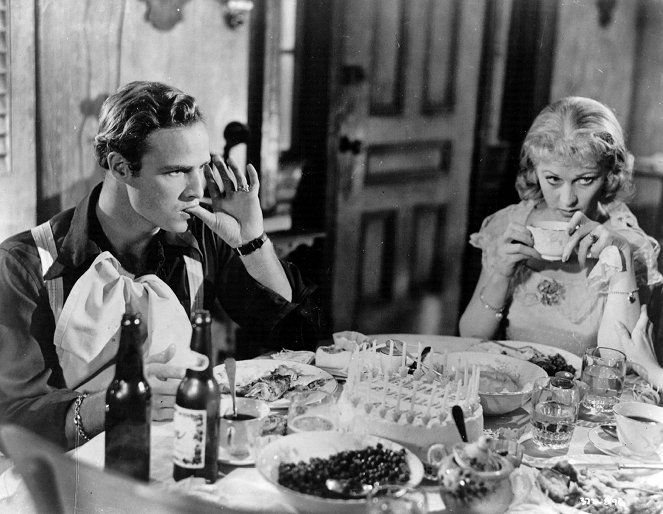 Tramwaj zwany pożądaniem - Z filmu - Marlon Brando, Vivien Leigh