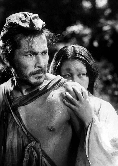 Rashomon, el bosque ensangrentado - De la película - Toshirō Mifune, Machiko Kyō
