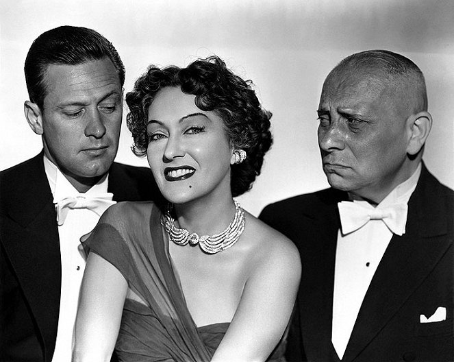 Boulevard der Dämmerung - Werbefoto - William Holden, Gloria Swanson, Erich von Stroheim