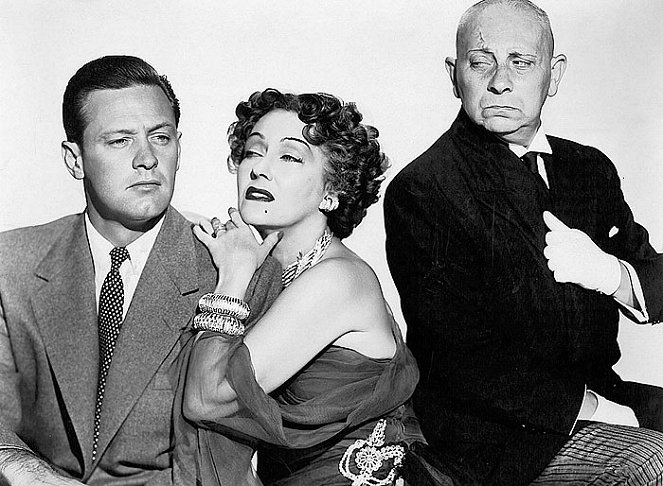 Sunset Boulevard - Promokuvat - William Holden, Gloria Swanson, Erich von Stroheim