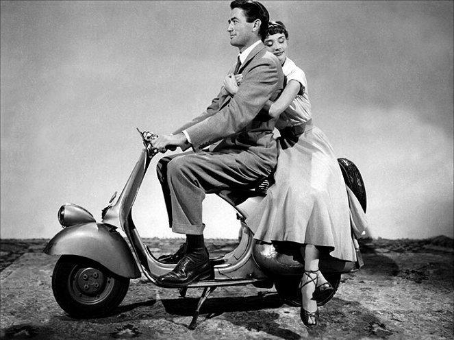 Római vakáció - Promóció fotók - Gregory Peck, Audrey Hepburn