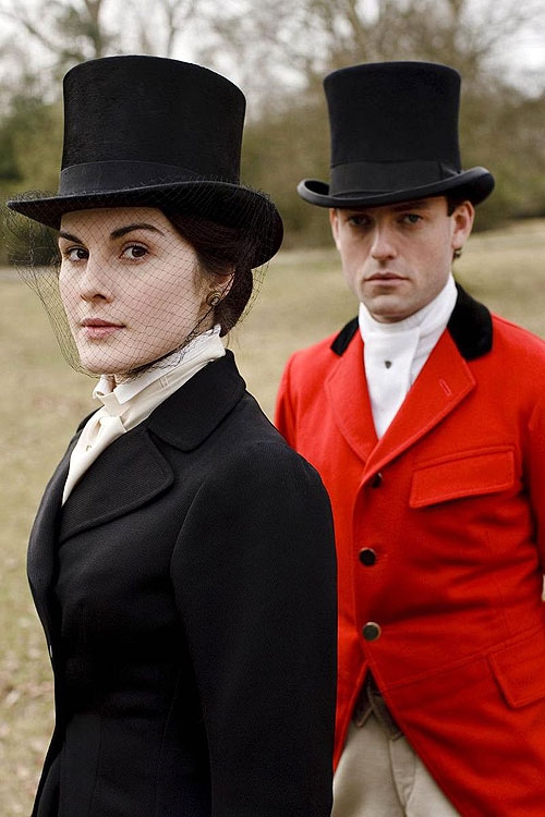 Panství Downton - Z nakrúcania - Michelle Dockery