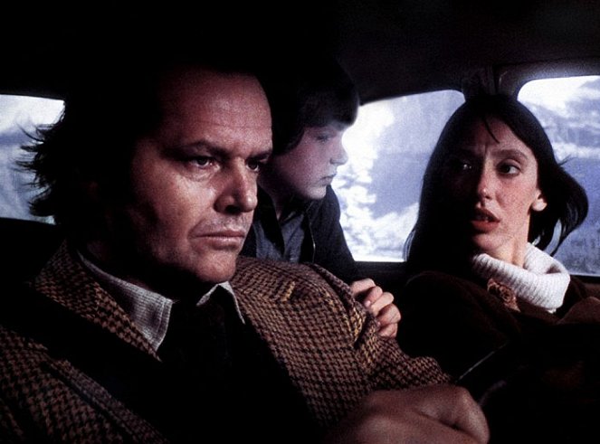Osvícení - Z filmu - Jack Nicholson, Danny Lloyd, Shelley Duvall