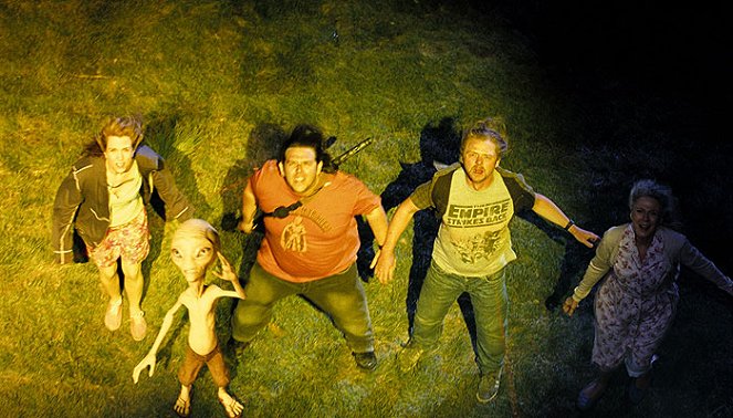 Paul - Ein Alien auf der Flucht - Filmfotos - Kristen Wiig, Nick Frost, Simon Pegg, Blythe Danner