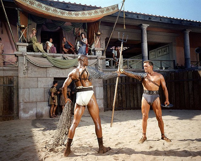 Spartacus - Do filme - Woody Strode, Kirk Douglas
