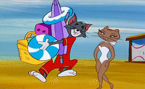 Tom y Jerry - El musculoso gato de playa - De la película