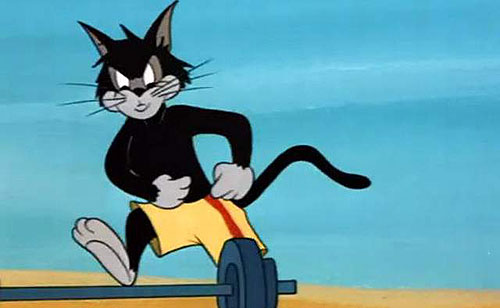 Tom and Jerry - Muscle Beach Tom - Van film