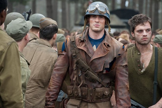 Captain America: Pierwsze starcie - Z filmu - Chris Evans, Sebastian Stan