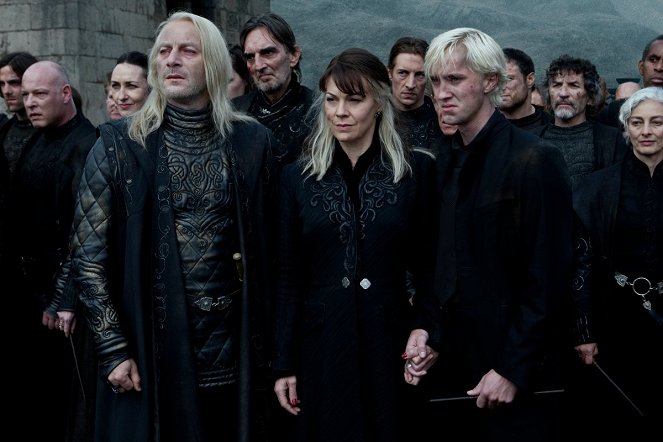 Harry Potter és a Halál ereklyéi II. rész - Filmfotók - Jason Isaacs, Helen McCrory, Tom Felton