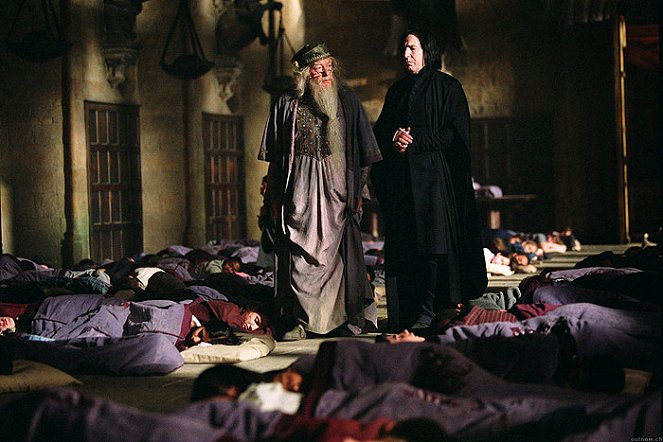 Harry Potter és az azkabani fogoly - Filmfotók - Michael Gambon, Alan Rickman