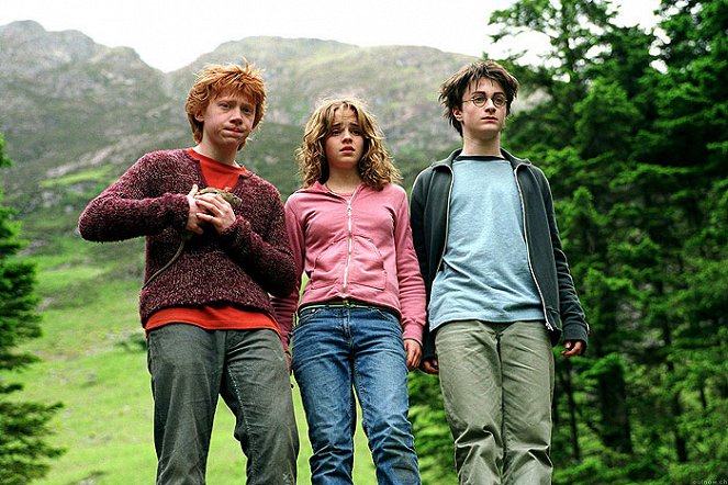 Harry Potter a väzeň z Azkabanu - Z filmu - Rupert Grint, Emma Watson, Daniel Radcliffe