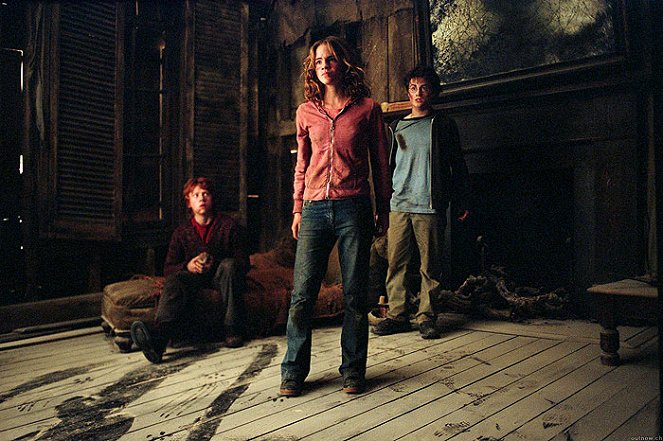 Harry Potter und der Gefangene von Askaban - Filmfotos - Rupert Grint, Emma Watson, Daniel Radcliffe