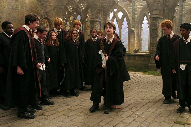 Harry Potter en de gevangene van Azkaban - Van film - Matthew Lewis, Devon Murray, Bonnie Wright, James Phelps, Emma Watson, Oliver Phelps, Daniel Radcliffe, Chris Rankin