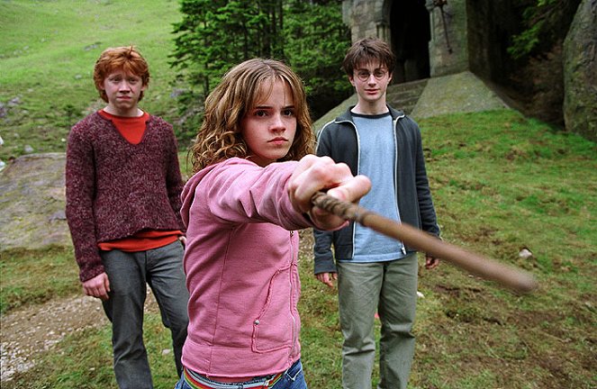 Harry Potter a vězeň z Azkabanu - Z filmu - Rupert Grint, Emma Watson, Daniel Radcliffe