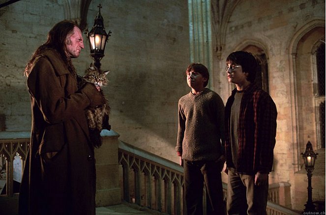 Harry Potter i Komnata Tajemnic - Z filmu - David Bradley, Rupert Grint, Daniel Radcliffe