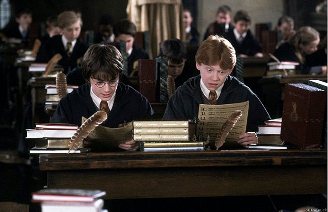 Harry Potter és a titkok kamrája - Filmfotók - Daniel Radcliffe, Rupert Grint