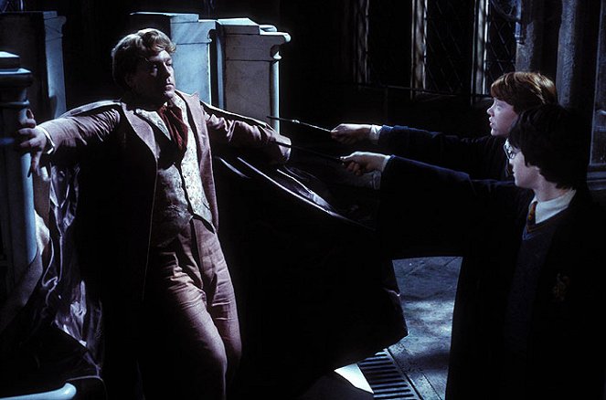Harry Potter und die Kammer des Schreckens - Filmfotos - Kenneth Branagh, Rupert Grint, Daniel Radcliffe
