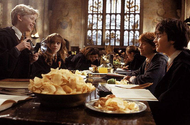 Harry Potter und die Kammer des Schreckens - Filmfotos - Hugh Mitchell, Emma Watson, Rupert Grint, Daniel Radcliffe