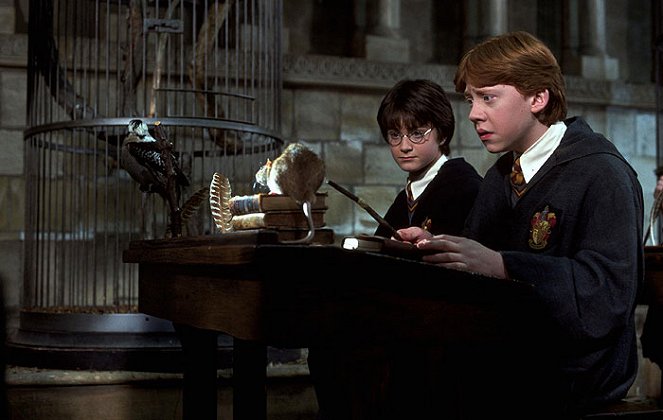 Harry Potter a Tajomná komnata - Z filmu - Daniel Radcliffe, Rupert Grint