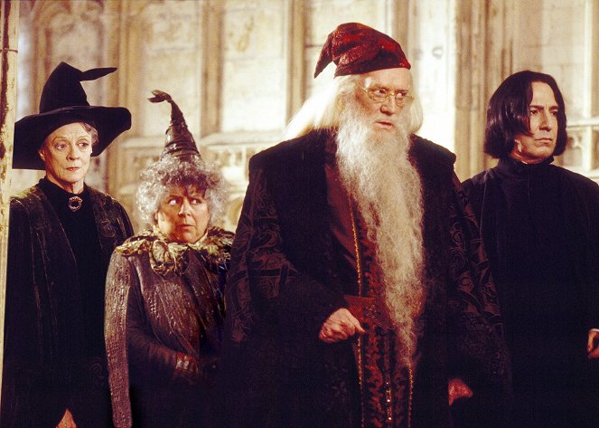 Harry Potter und die Kammer des Schreckens - Filmfotos - Maggie Smith, Miriam Margolyes, Richard Harris, Alan Rickman